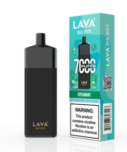 Lava Big Boy Spearmint,Lava Big Boy Vape,lava big boy flavors,lava big boy disposables,where to buy lava big boy spearmint